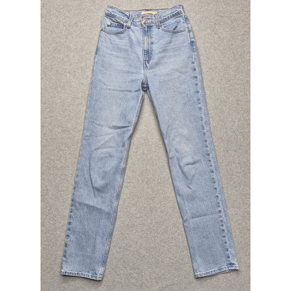 Levi's Premium Jeans Womens 26x31 70s High Slim Straight Light Wash